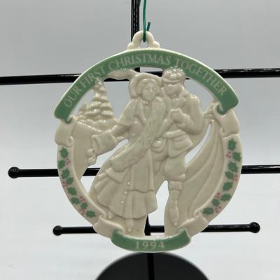 AVON Porcelain 1994 Our First Christmas Together Keepsakes Ornament