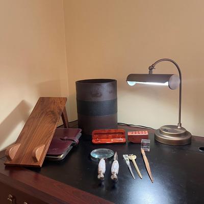 Elegant Desk Accessories: Ott-Lite Desk Lamp, Mother of Pearl Office Tools, & More (O-MG)