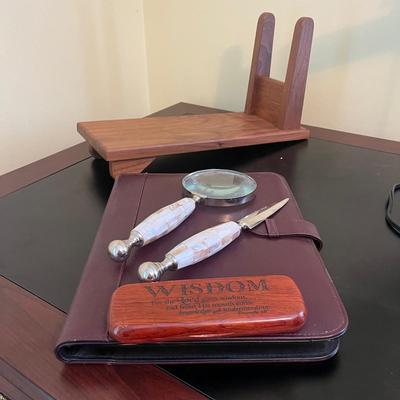 Elegant Desk Accessories: Ott-Lite Desk Lamp, Mother of Pearl Office Tools, & More (O-MG)