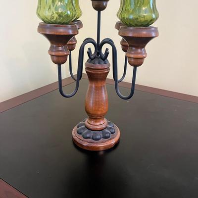 'Toads Escape' Kenneth Grahame Bookends with Unique Wooden Candleholder (O-MG)