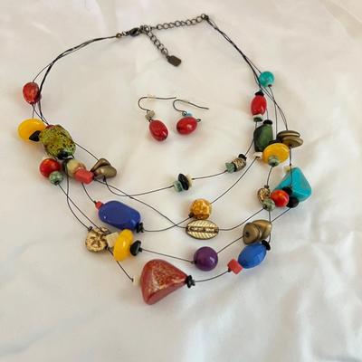 Chicoâ€™s & More Jewelry Sets - Necklaces with Matching Earrings (BR2-RG)