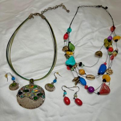 Chicoâ€™s & More Jewelry Sets - Necklaces with Matching Earrings (BR2-RG)