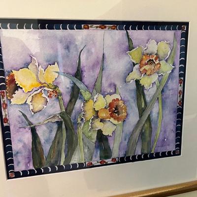 Framed & Signed Painting by Marsha Houschard (O-MG)