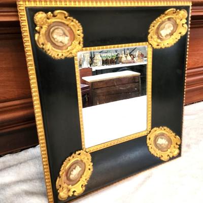 Lot #131  Decorative Mirror with "Cameo" Decoration