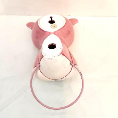 Lot #136  Vintage Pink Panther Towel Holder
