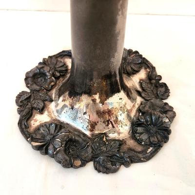 Lot #147  Vintage Silverplate Candelabra