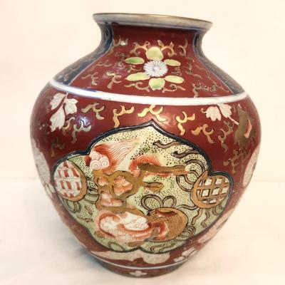 Lot #152  Decorative Large Ceramic Jar