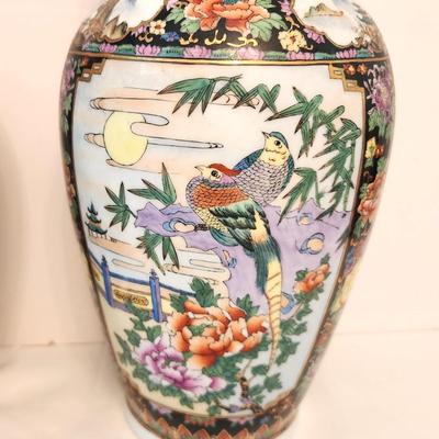 Lot #156  Beautiful Pair of Decorative Vases