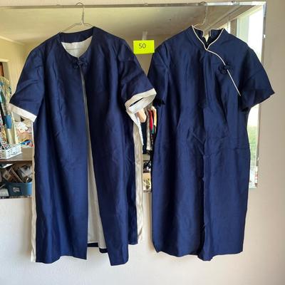 Blue Grandma Dresses w/ Oritental styling