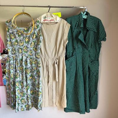 3 Vintage Dresses