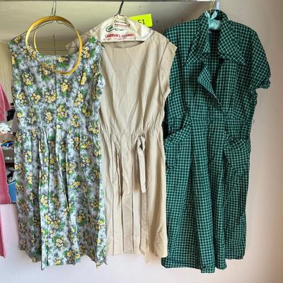 3 Vintage Dresses