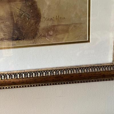 Cheri Blum Framed & Matted Floral Print (LR-MG)