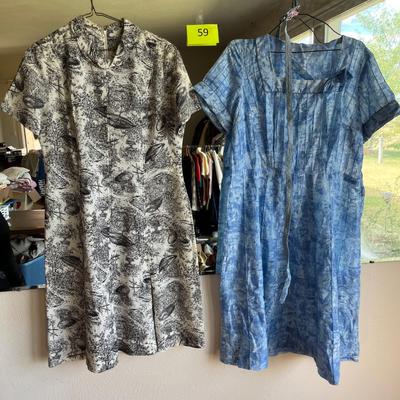2 Wild pattern dresses