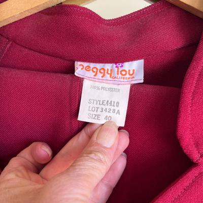 Two vintage pant suits