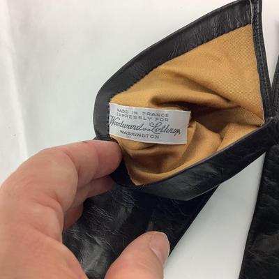 855 Vintage Woodward & Lothrop Leather Gloves NWOT