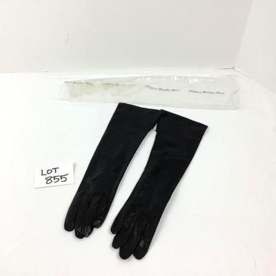 855 Vintage Woodward & Lothrop Leather Gloves NWOT