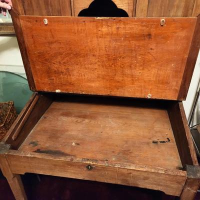 Lot #164  Antique Plantation Style Desk