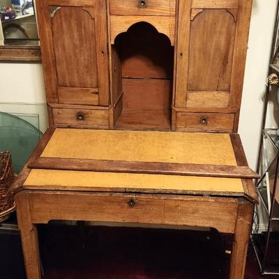 Lot #164  Antique Plantation Style Desk