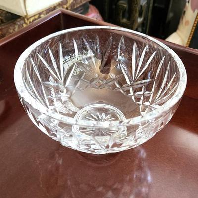 Lot #165  WATERFORD Bowl - signed by designer Jim O'Leary