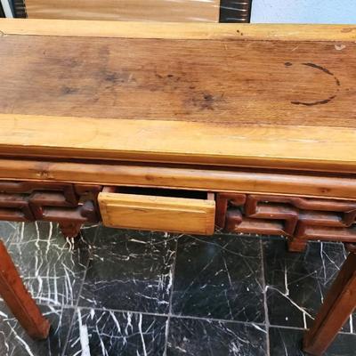 Lot #175  Contemporary Asian-styled Side/Entry Table