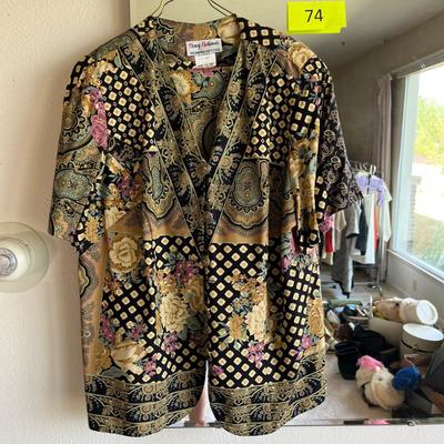 Wild print top