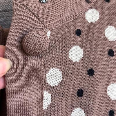 Bradley Knitwear polka dot set