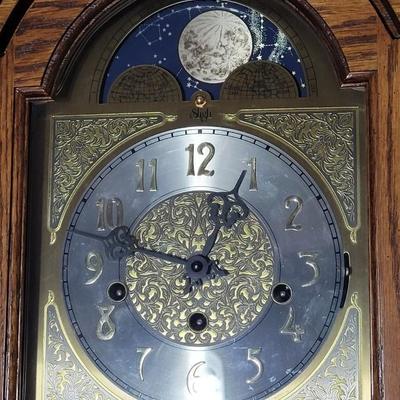 Sligh Moonphase Chime Wall Clock