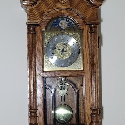 Sligh Moonphase Chime Wall Clock