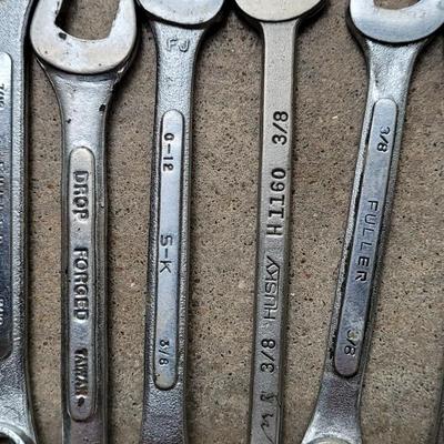 Mixed Brands and Sizes Wrenches
