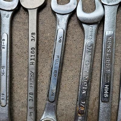Mixed Brands and Sizes Wrenches