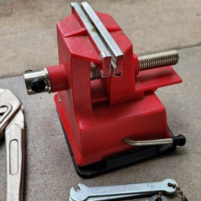 Mixed Tool Lot with Vise
