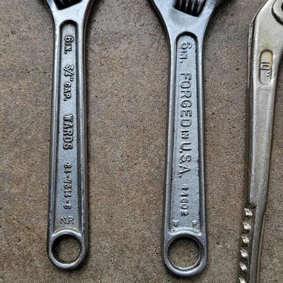Mixed Tool Lot with Vise