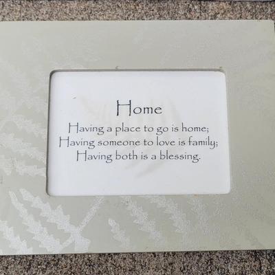 Garden Plaque and (2) Matted Pictures