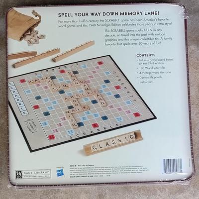 New in Plastic Scrabble Game