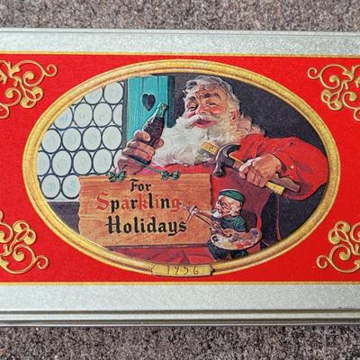 New Christmas Coca-Cola Playing Cards and Small Gifts