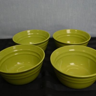 LOT 20.  COLLECTION OF GREEN BOWLS