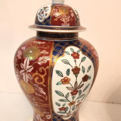 Lot #182  Graduated Pair of Vintage Ginger Jars