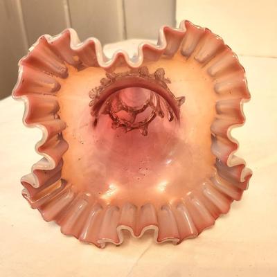 Lot #186  Antique Glass Epergne Insert