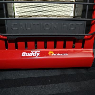 LOT 28. PORTABLE BUDDY. MR HEATER INDOOR SAFE RADIANT HEATER