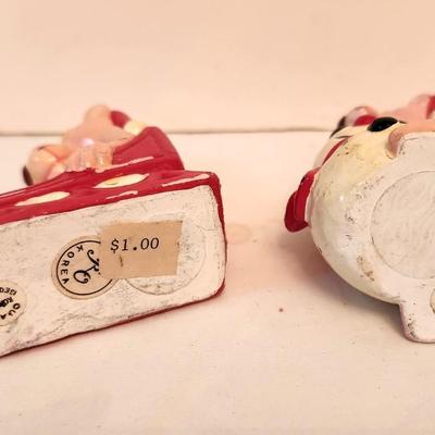 Lot #189  Lot of two Vintage Pink Panther Christmas Ornaments