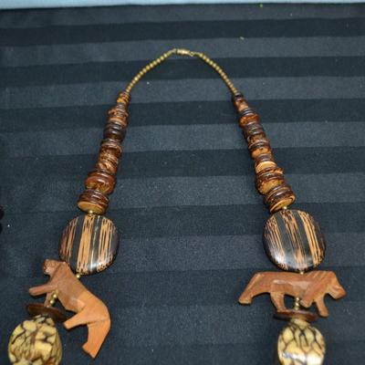 LOT 34. THREE NECKLACES