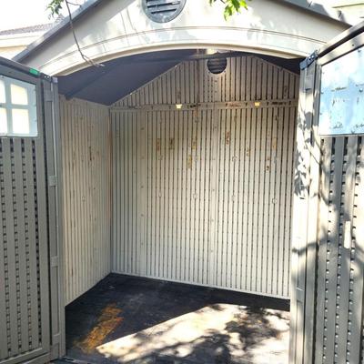 Lot #203  Lifetime Brand Shed