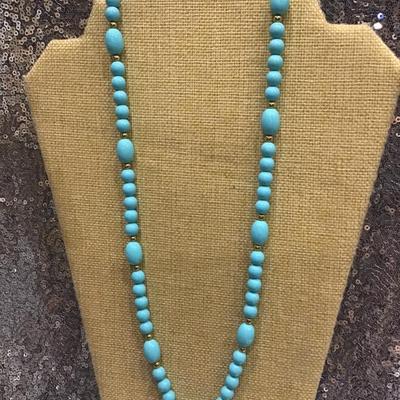 Vintage Turquoise Blue Necklace