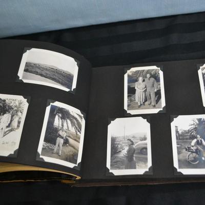 LOT 48. VINTAGE SCRAP/PHOTO BOOKS WITH PICS