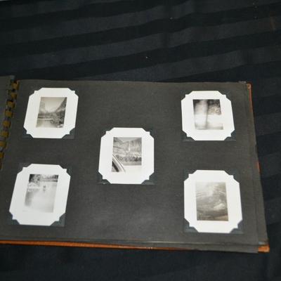 LOT 48. VINTAGE SCRAP/PHOTO BOOKS WITH PICS