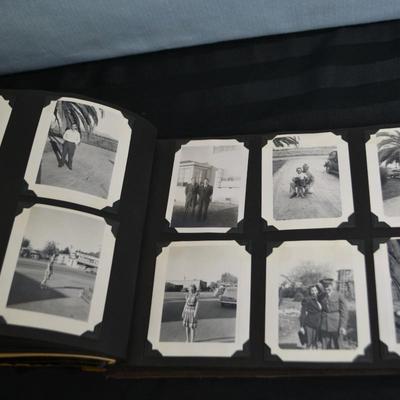 LOT 48. VINTAGE SCRAP/PHOTO BOOKS WITH PICS