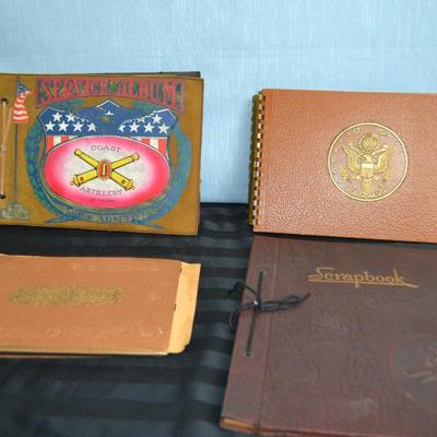 LOT 48. VINTAGE SCRAP/PHOTO BOOKS WITH PICS