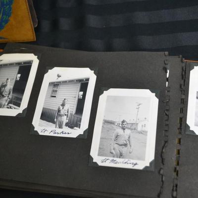 LOT 48. VINTAGE SCRAP/PHOTO BOOKS WITH PICS