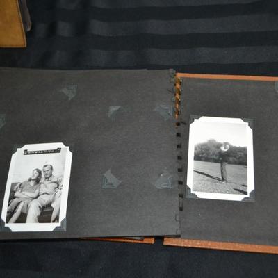 LOT 48. VINTAGE SCRAP/PHOTO BOOKS WITH PICS