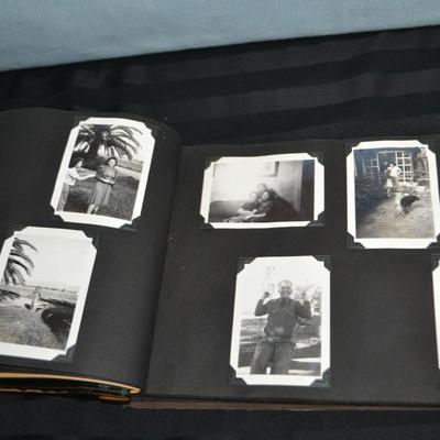 LOT 48. VINTAGE SCRAP/PHOTO BOOKS WITH PICS